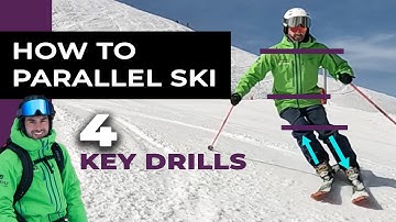 Parallel Skiing 101 - 4 Drills for Parallel Turns