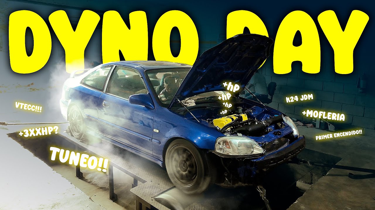 CIVIC SI 2000 (EM1) K24 | Instalamos moflearía + Tuneo en el DYNO | Pikero Garage