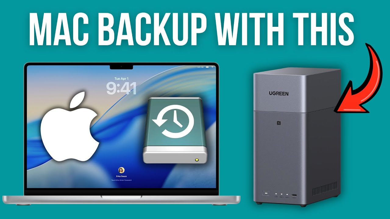 Как создать резервную копию вашего Mac, настроить NAS UGREEN DH2300 с помощью Time Machine и заме...