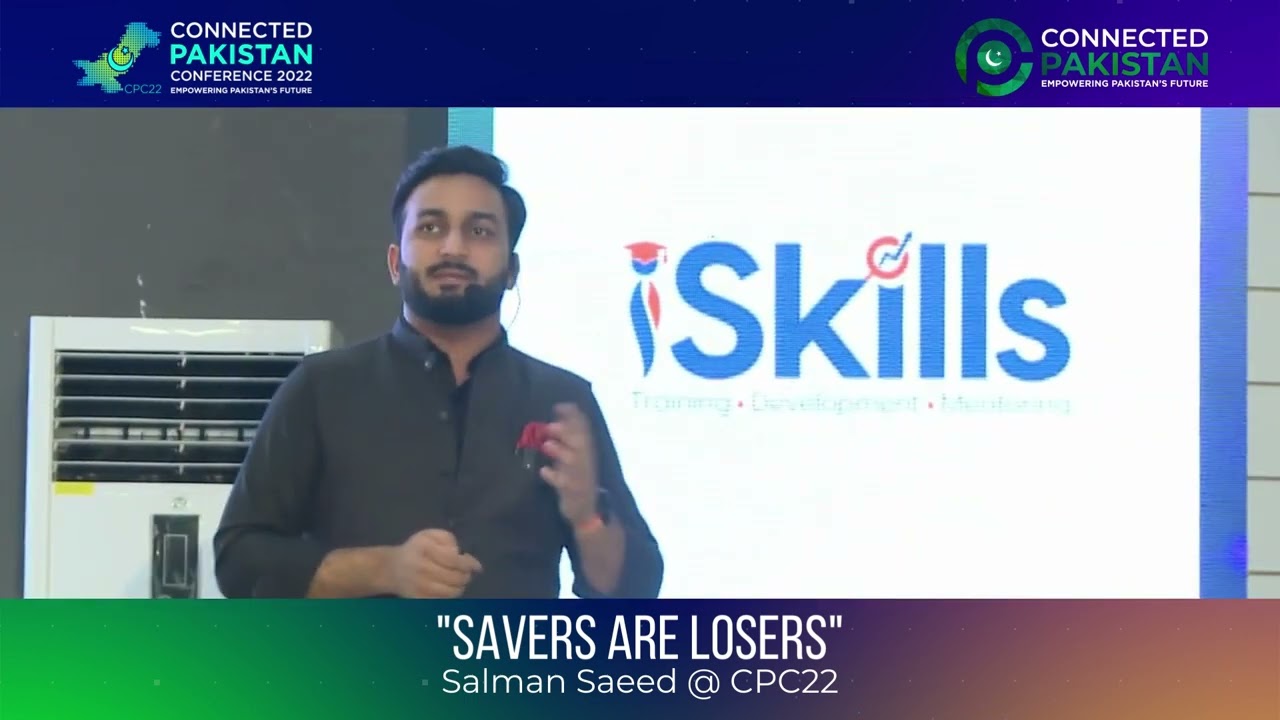Salman Saeed at Connected Pakistan Conference 22 Lahore #ConnectedPakistan #EmpoweringPakistanFuture
