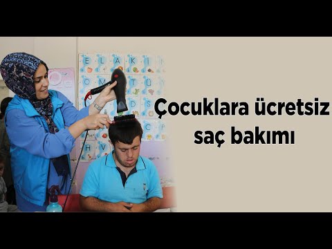 Kursiyerler sa&ccedil; bakımı yaptı