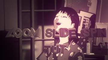 After Effects - AMV Tutorial : Zoom Slide Spin