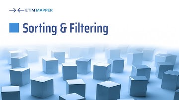 @ETIM-Mapper: Sorting & Filtering Products for Efficient Data Management