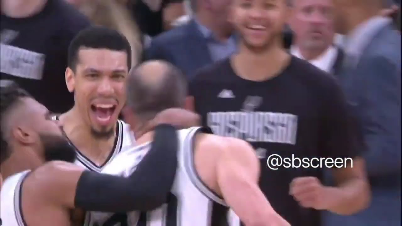 Manu Ginobili blocks James Harden 