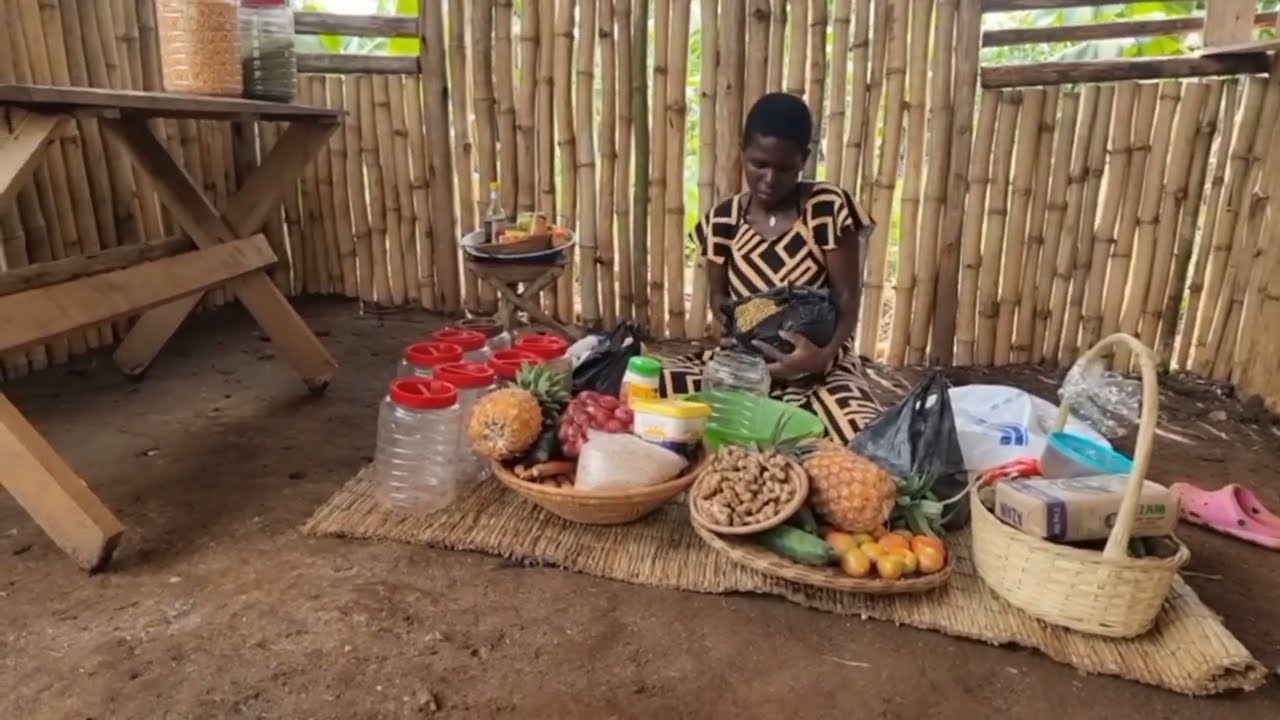Authentic African Village Life: From Dream to Reality my Bountiful Organic Garden Harvest & Kitchen 