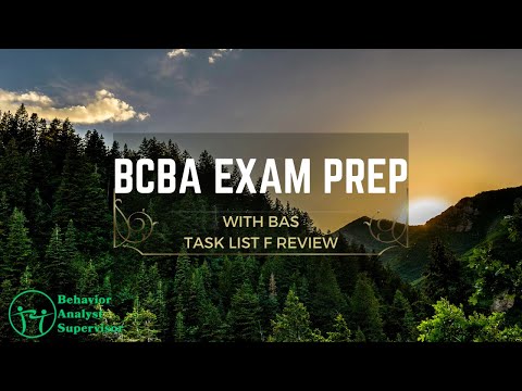 Free BCBA Task List Review F-5