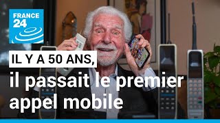 50 years ago Martin Cooper the inventor of the mobile phone made the first mobile call