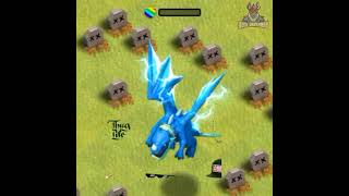 0 Hp❤️  🤣😂 Eletro Dragon Vs 20X Archers ...#Shorts#Shortsvideo#Clashofclans