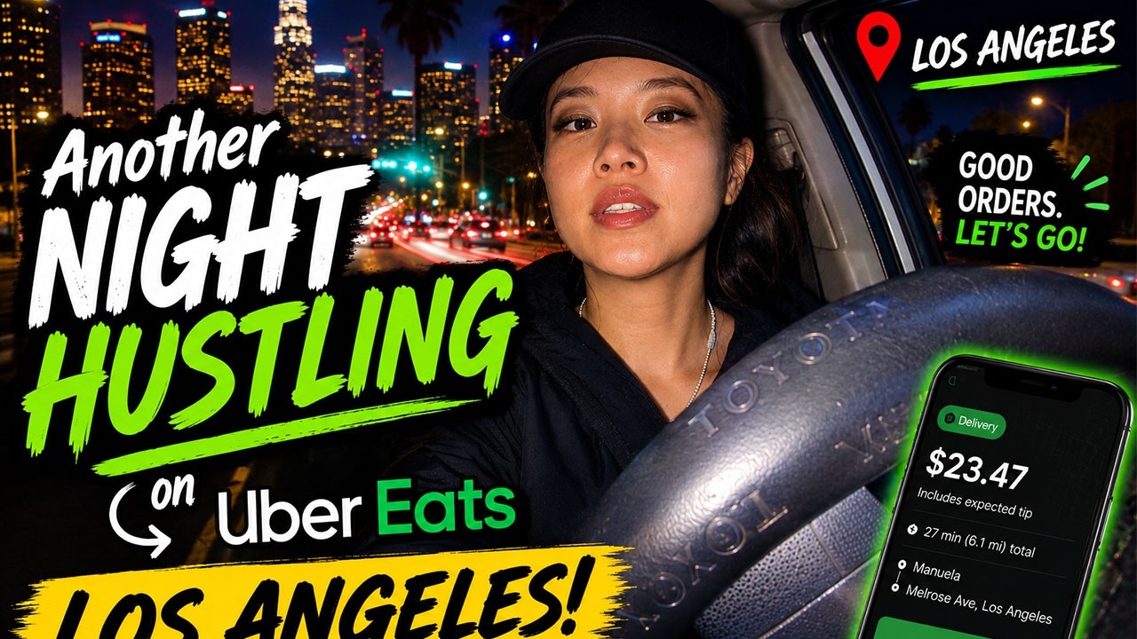 Another Night In Los Angeles Hustling On Uber Eats! Every doLLA Counts ...