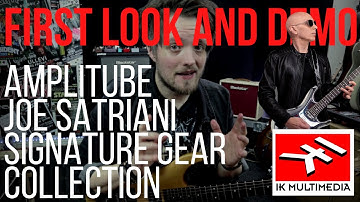 FIRST LOOK at the AMPLITUBE JOE SATRIANI COLLECTION from IK Multimedia