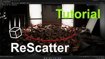 ReScatter Plugin Tutorial for Unreal Engine - Scatter Mesh Physically