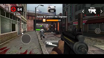 Dead trigger 2 - mission# 5 Gameplay (Save the engineer)