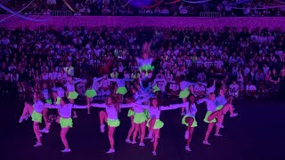 2024 Santa Fe High School Varsity Cheer Blacklight Performance