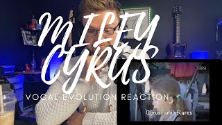 MILEY CYRUS VOCAL EVOLUTION - REACTION