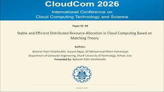 [CloudCom2026] 94. Stable and Efficient Distributed Resource Allocation in Cloud Computing Update