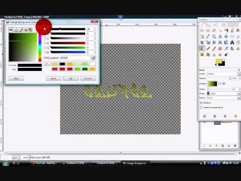 How to make a splatter graffiti effect in GIMP