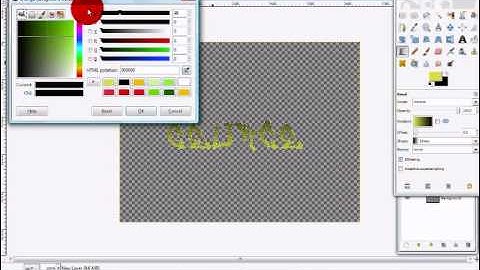 How to make a splatter graffiti effect in GIMP