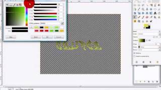 How to make a splatter graffiti effect in GIMP