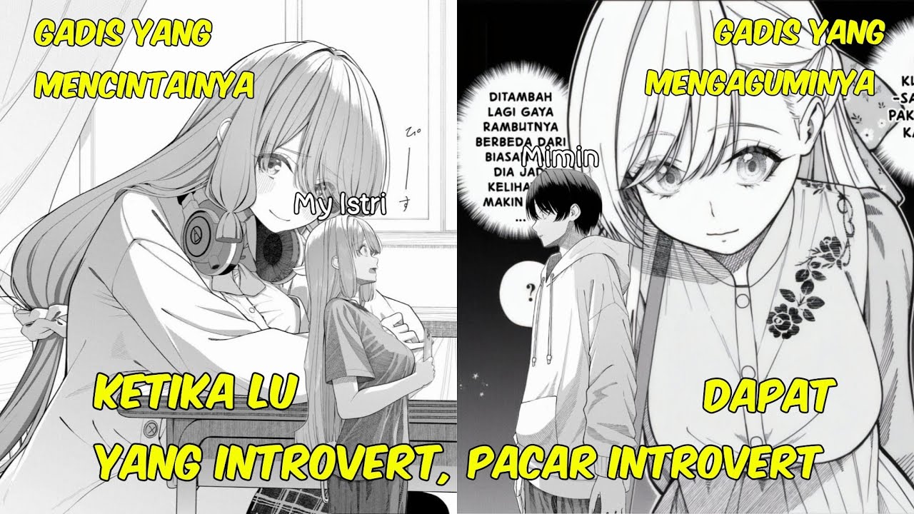 [1-5] Ketika lu introvert Pacaran sama cewek introvert. [Alur Cerita Manga] ☕🗿