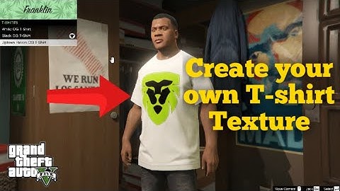 How to Edit T-shirt Texture in Gta5 | Create your own T-shirt | Gamebank