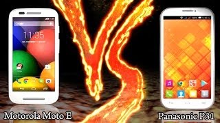 Panasonic P31 Vs Motorola Moto E Comparison Software, Hardware By King Tutorials