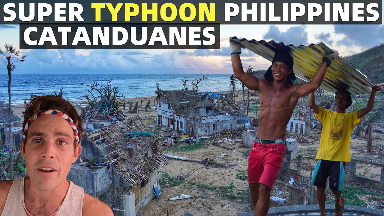PHILIPPINES TYPHOON DEVASTATION - Arriving In Catanduanes - FILIPINO ISLAND COMMUNITY