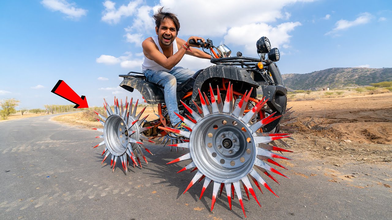 We Make Real Monster Bike - Using Spikes