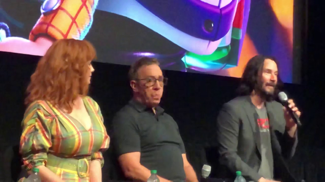mainlander The press junket for Toy Story 4 with Tim Allen, Keanu Reeves & Christina Hendricks #toystory4 #ad