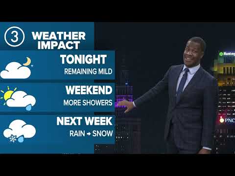 Northeast Ohio weather forecast: Milder with a few showers