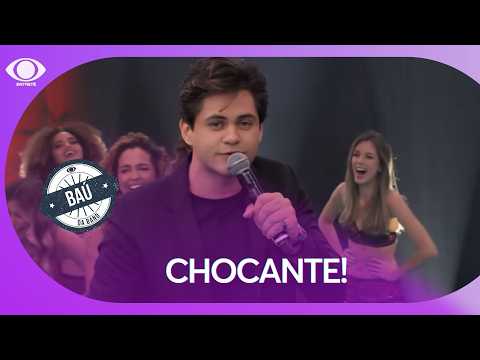 Lucas Veloso impressionou com imitações no Faustão na Band; reveja | Baú Band Entretê