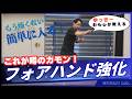 フォアハンドが得意になる方法がここにあります！明日から実践できる考え方と練習方法【MurajiLab. featゆっきー】