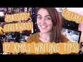 12 WRITING TIPS OF XMAS | COLLAB & GIVEAWAY