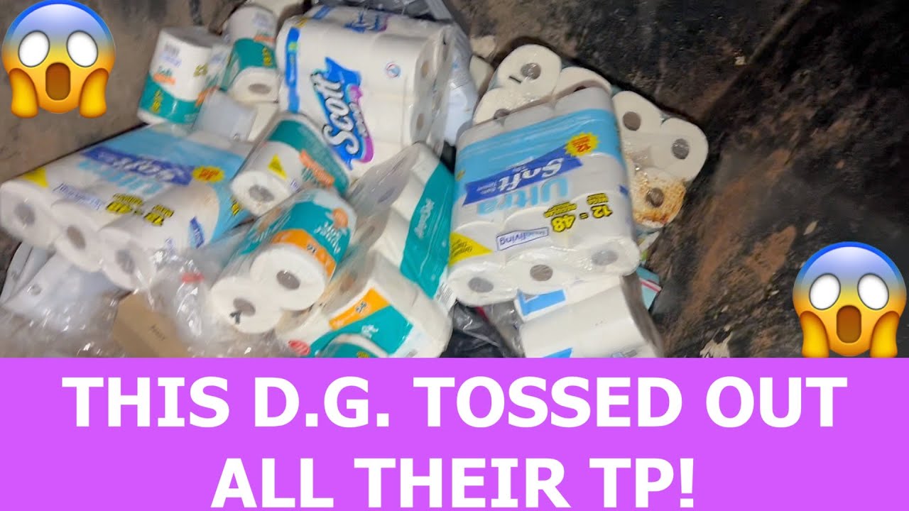 DUMPSTER DIVIN// A DUMPSTER FULL OF TP 😱 🙌🏻 NO FREAKIN WAY?!