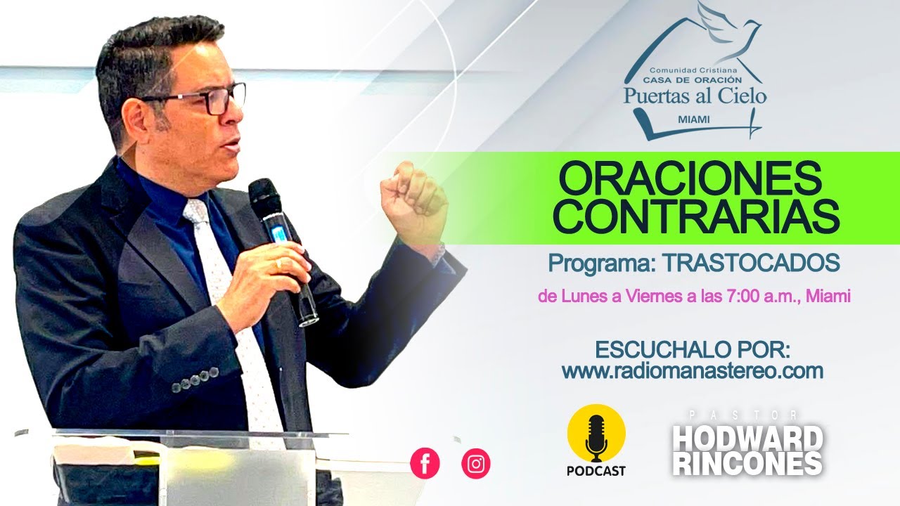 ORACIONES CONTRARIAS / Pastor Hodward Rincones - YouTube