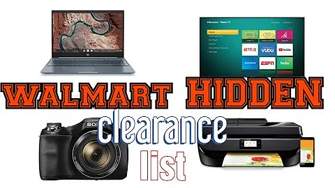 Walmart HIDDEN clearance electronics tvs,laptops,cameras, printer and more