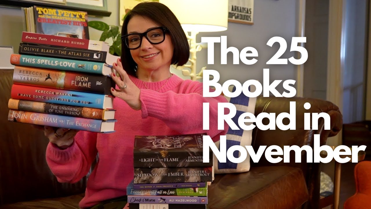 The 25 Books I Read In November - YouTube