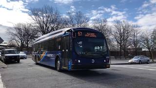 ⁴ᴷ NYCT Bus | Proterra Catalyst #0016 On B57 @ Henry & Lorraine Sts