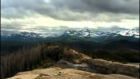 Crowsnest Pass Adanac Road - Open Mine Pit 360 degree view
