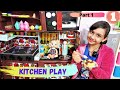 Cooking game in my new kitchen | Playing with Kitchen Set PART - 1 #Learnwithpriyanshi