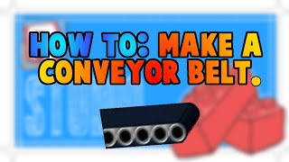 Roblox► How To Make A Conveyor Belt. screenshot 5