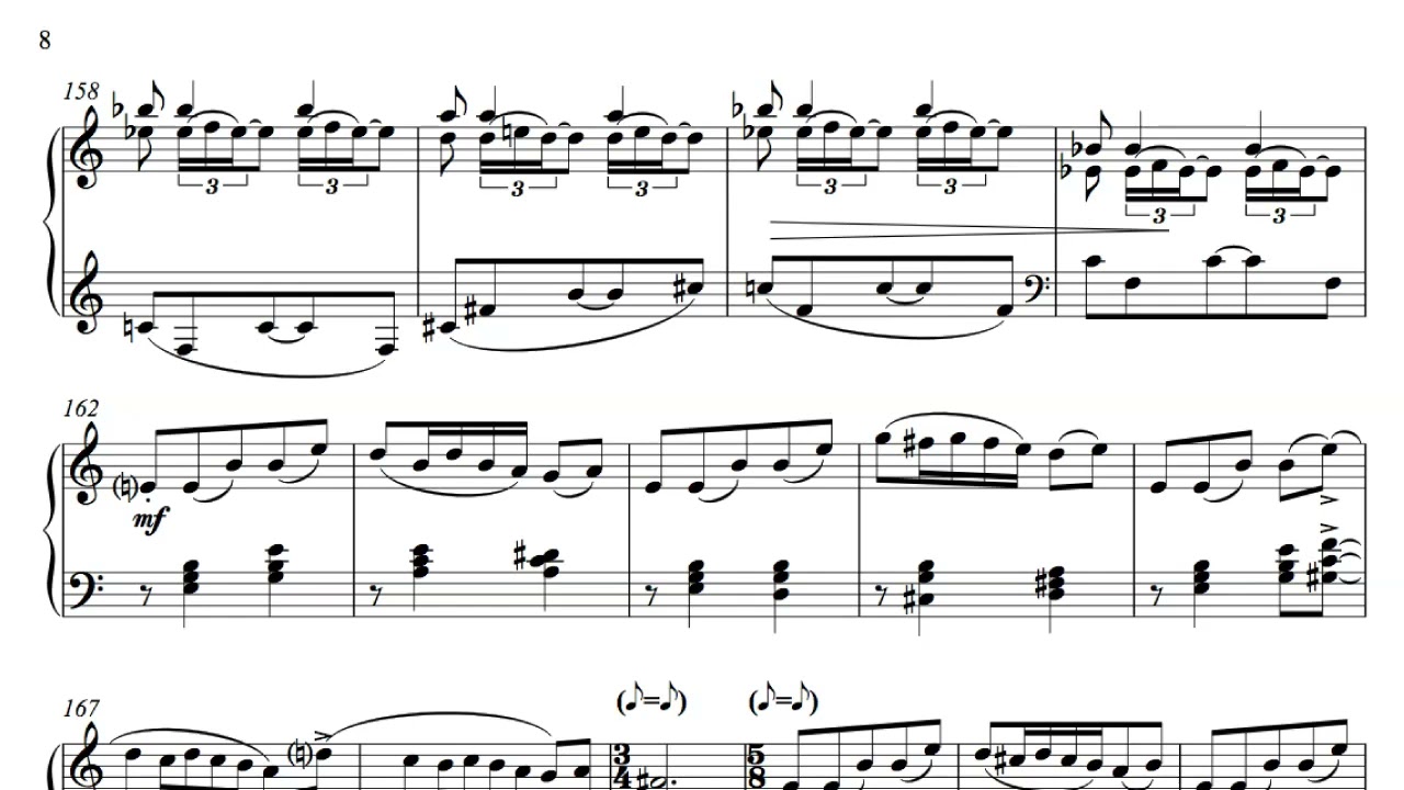 7つのバガテル(第3曲):鶴原勇夫作曲 Piano 浜田尚子 YouTube