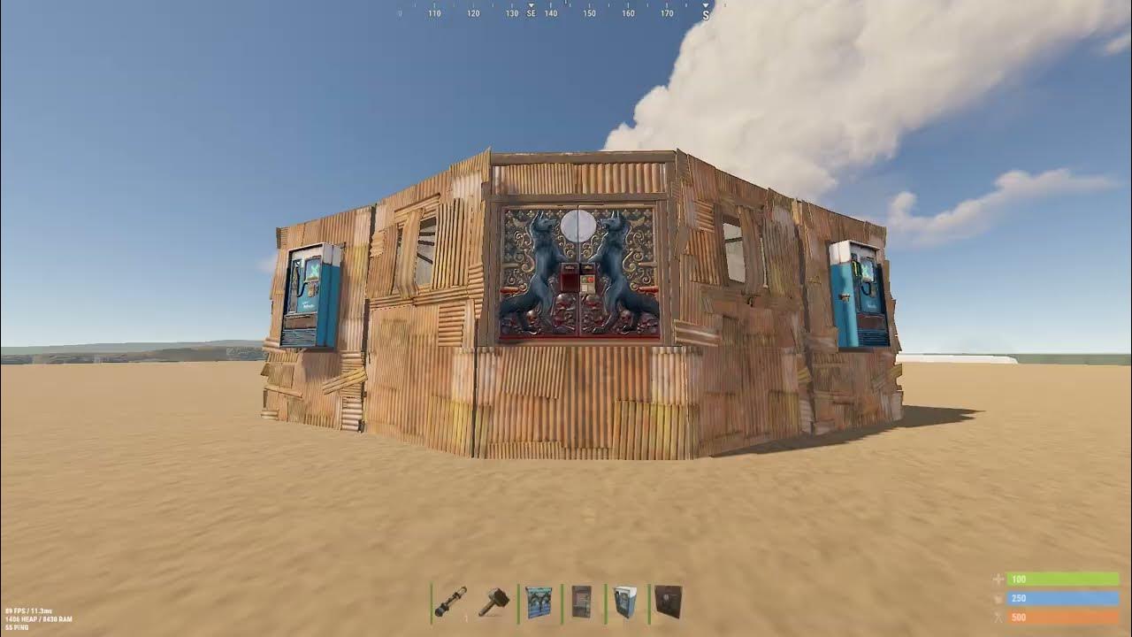 INVISIBLE TURRETS IN RUST GATEHOUSE DESIGN [check desc] YouTube