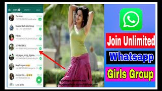 How To Join unlimited Whatsapp girls Group || Whatsapp me girls ke group kaise join kare bina Admin screenshot 5
