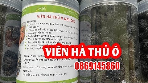 Mua Viên Hà Thủ Ô Ở Đâu Để Điều Trị Tóc Bạc, Rụng Tóc