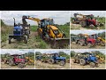 All company tractors and JCB machine pulling | Tractor vs JCB Videos | JCP Dozer Stunt | #CFV |