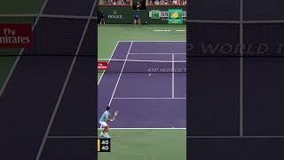 Novak Djokovic EPIC point vs. Juan Martin del Potro