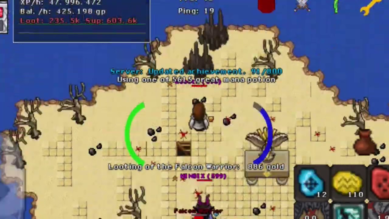 HELMO MMORPG ONLINE EVENTO DOUBLE XP HUNT FALCON . 