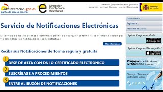Acceder a Notificaciones 060 Hacienda screenshot 5