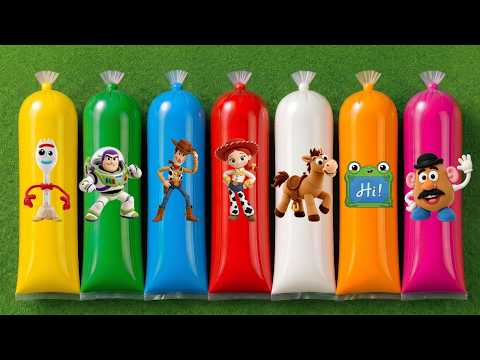 Unboxing Disney Pixar Toy Story: Woody, Buzz Lightyear, Jessie, Bullseye, Slinky Dog & friends