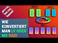 Konvertieren von LV oder MD RAID1 und 0 in RAID5 ohne Datenverlust: Schritt-für-Schritt-Anleitung! 💾